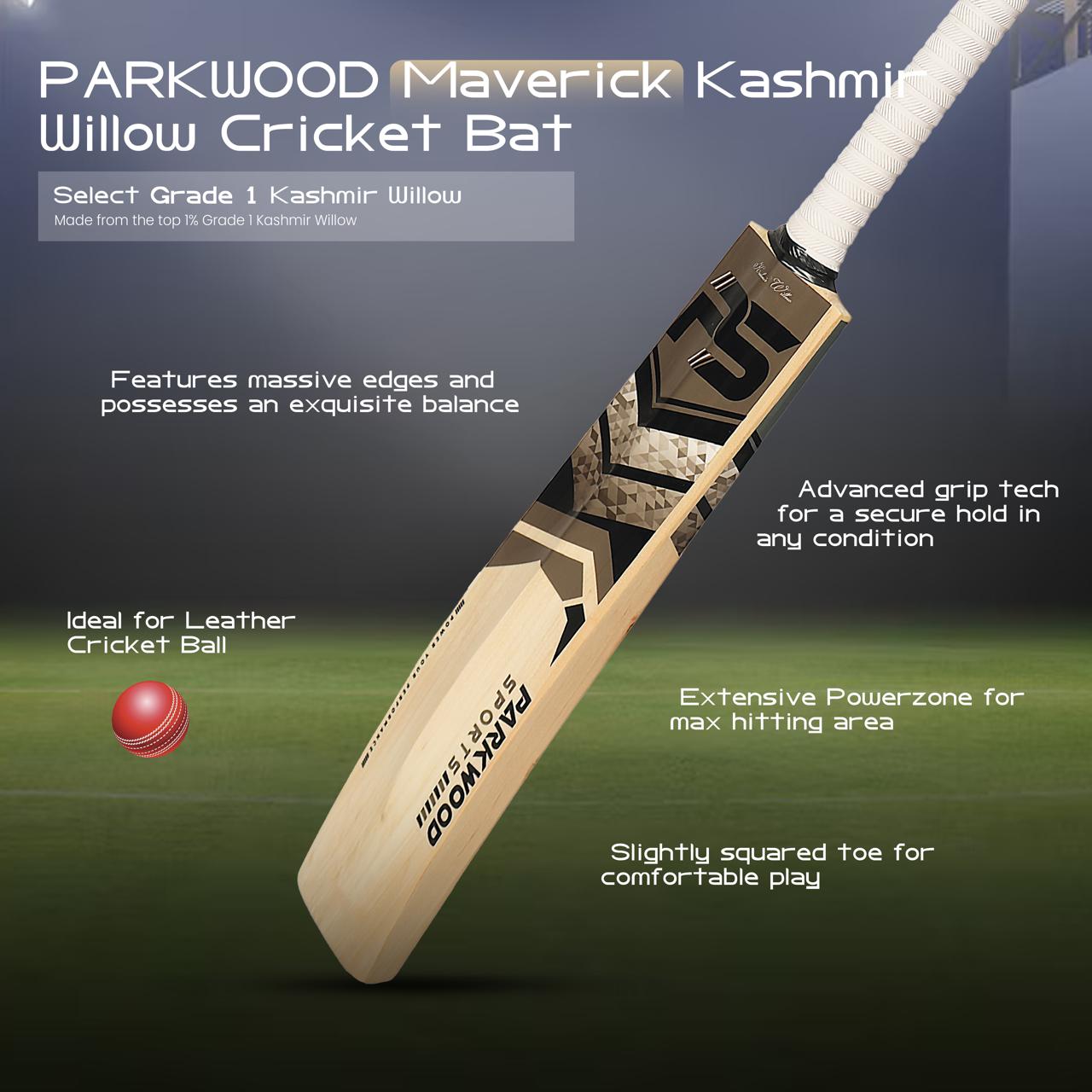 Maverick Select Grade 1 Kashmir Willow Cricket Bat