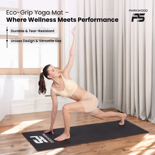 Soft Eco-Grip Grey Yoga Mat