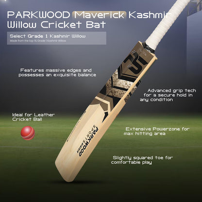 Maverick Select Grade 1 Kashmir Willow Cricket Bat